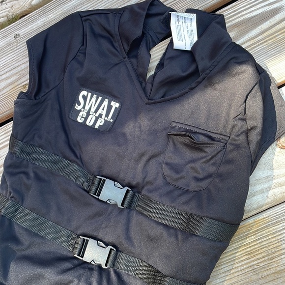KIDS S.W.A.T. Cop Costume - Picture 4 of 14